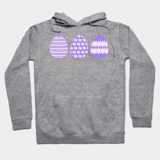 Eggspert Easter Eggs - Decorated Eggs in Purple Hoodie